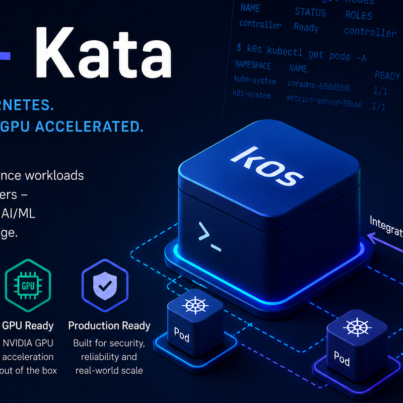 Running AI Workloads in Hardware-Isolated Sandboxes with k0s and Kata Containers